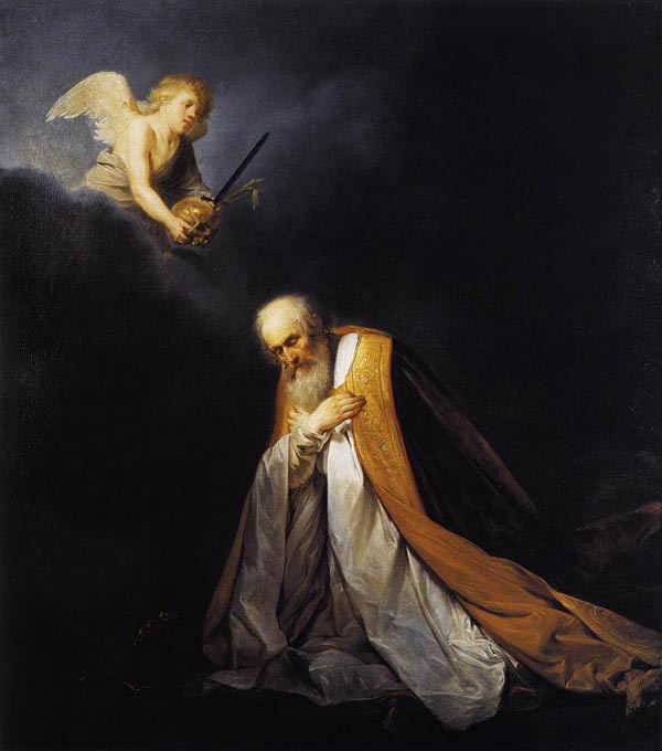 King David in Prayer.