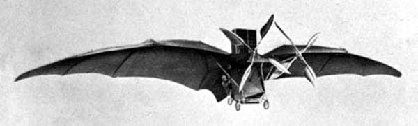 Clément Ader Avion No. 03, 1897.