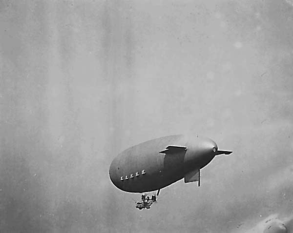 The US Navy's D-2 Airship, ca. 1919.