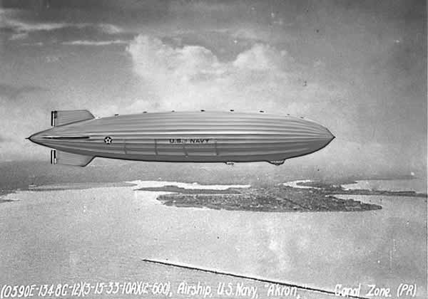 The USS Akron.