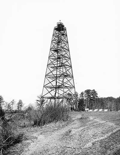 Signal Tower at Ft. Wisconsin, Va., left of lines.