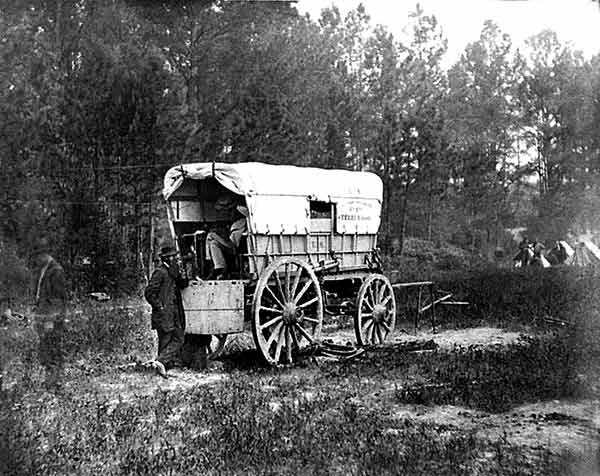 U.S. Military Telegraph Battery Wagon, 1864.