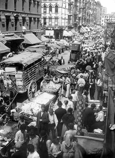 Prince Street in New York City, Circa 1900.