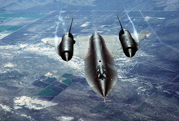 SR-71 mostly made of titanium.