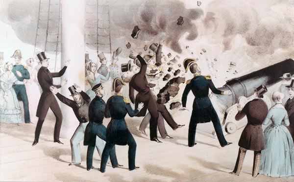 Awful Explosion of the 'Peace-Maker' on board the U.S. Steam Frigate Princeton, on Wednesday, 28th Feb. 1844.