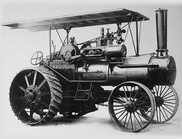 Style K Farquhar steam traction engine manufactured by the A.B. Farquhar Company, York, PA.