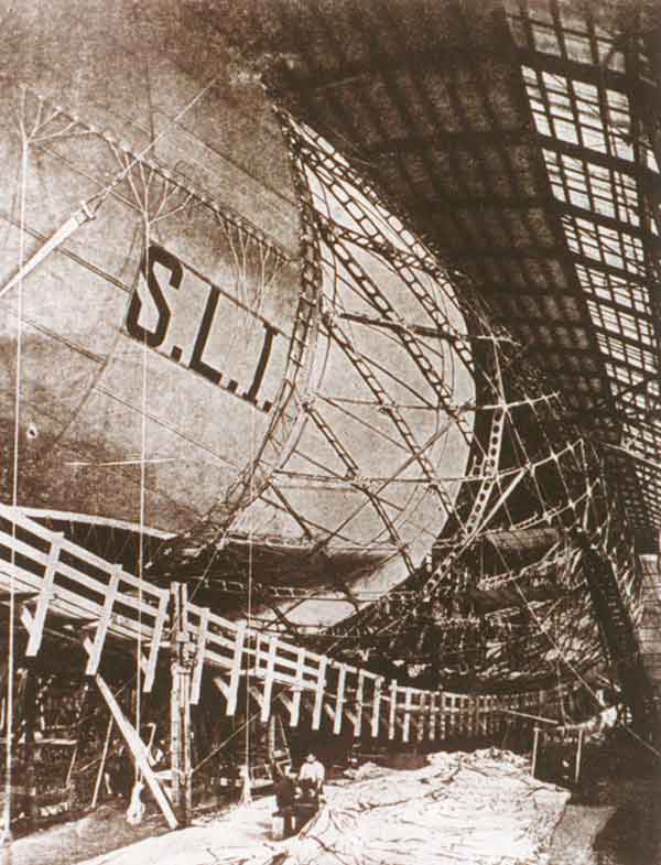 The Wooden Lattice-Girder Framework of the Shutte-Lanz Airship.